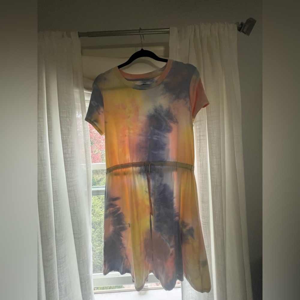 Rainbow t-shirt dress